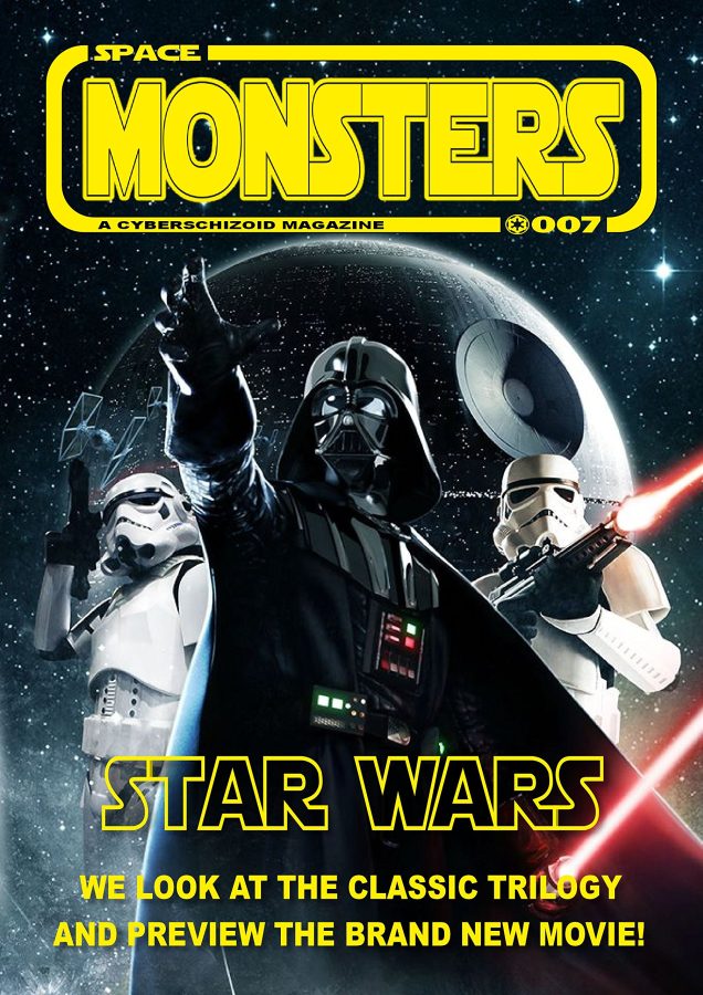 SPACE MONSTERS magazine side cover Issue 7 April 2015