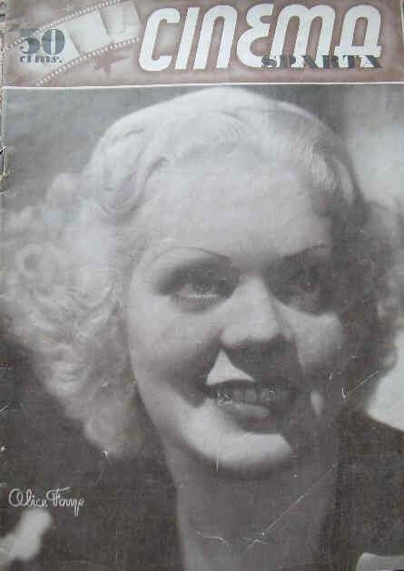 CINEMA SPARTA magazine side cover Issue 29 15 January 1936