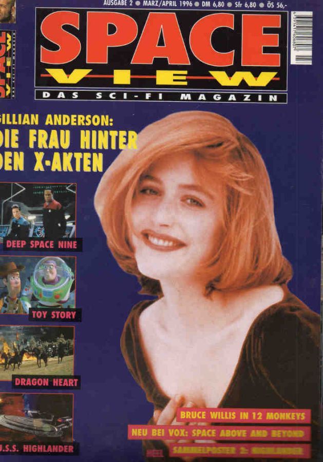 SPACEVIEW magazine side cover  March/April 1996