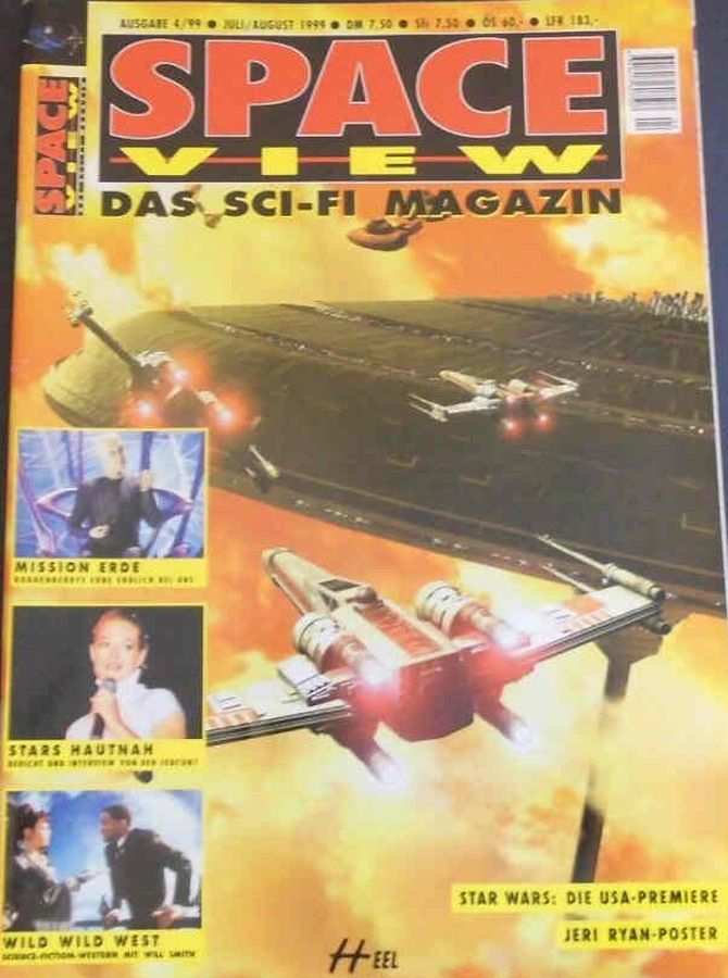 SPACEVIEW magazine side cover  July/August 1999