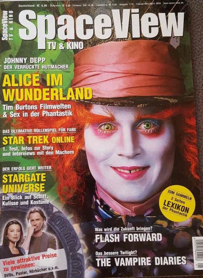 SPACEVIEW magazine side cover  February/April 2010