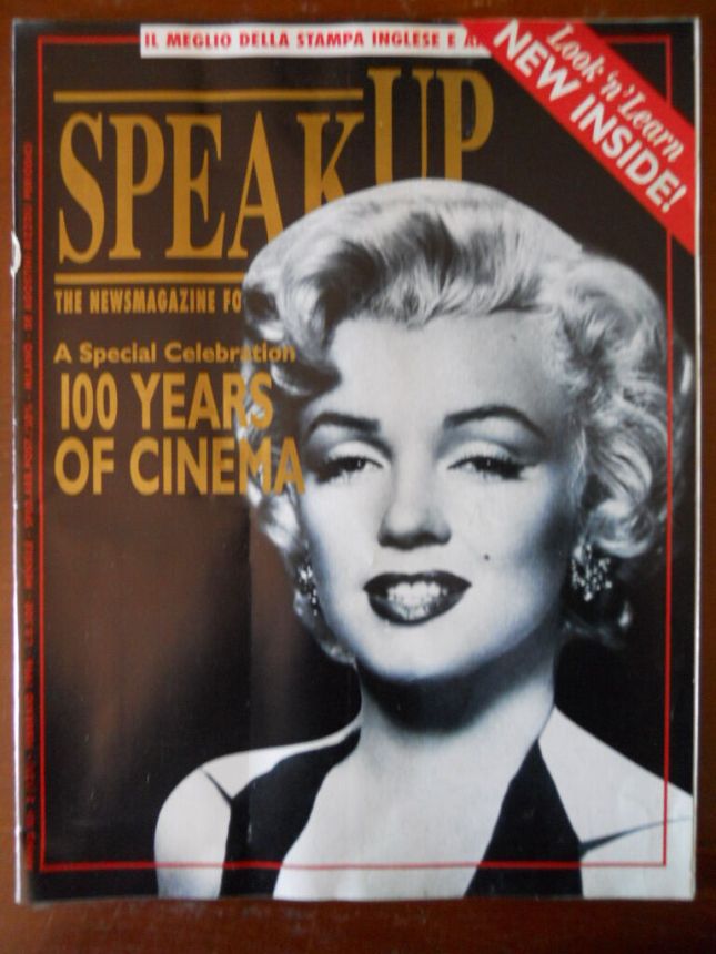 SPEAK UP magazine side cover  February 1996