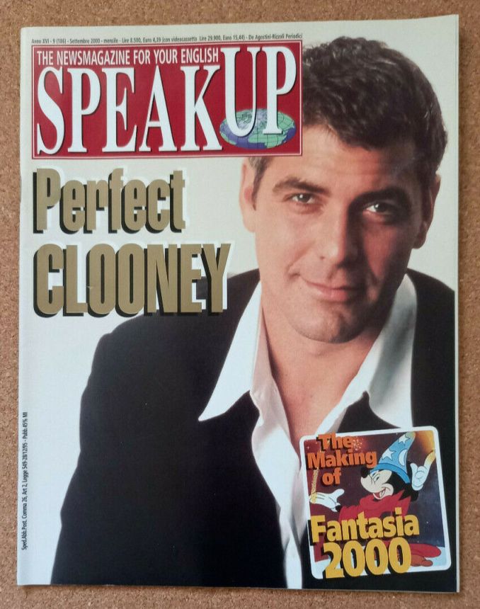 SPEAK UP magazine side cover  September 2000