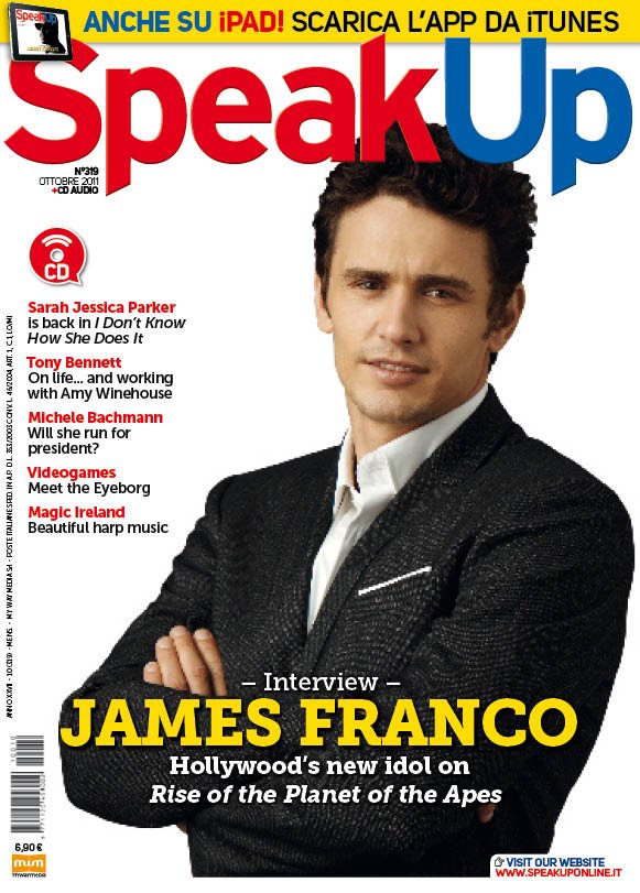 SPEAK UP magazine side cover  October 2011