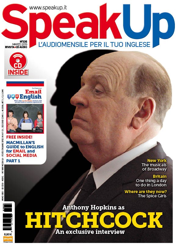 SPEAK UP magazine side cover  March 2013