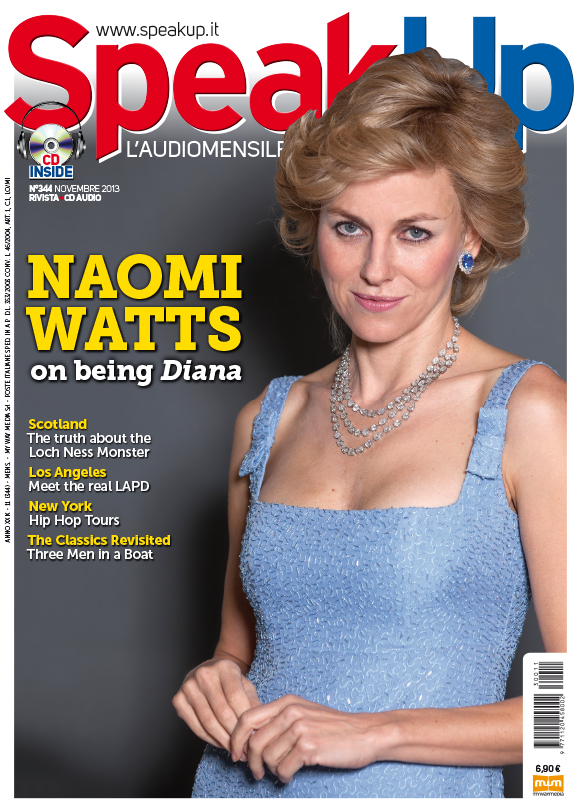 SPEAK UP magazine side cover  November 2013