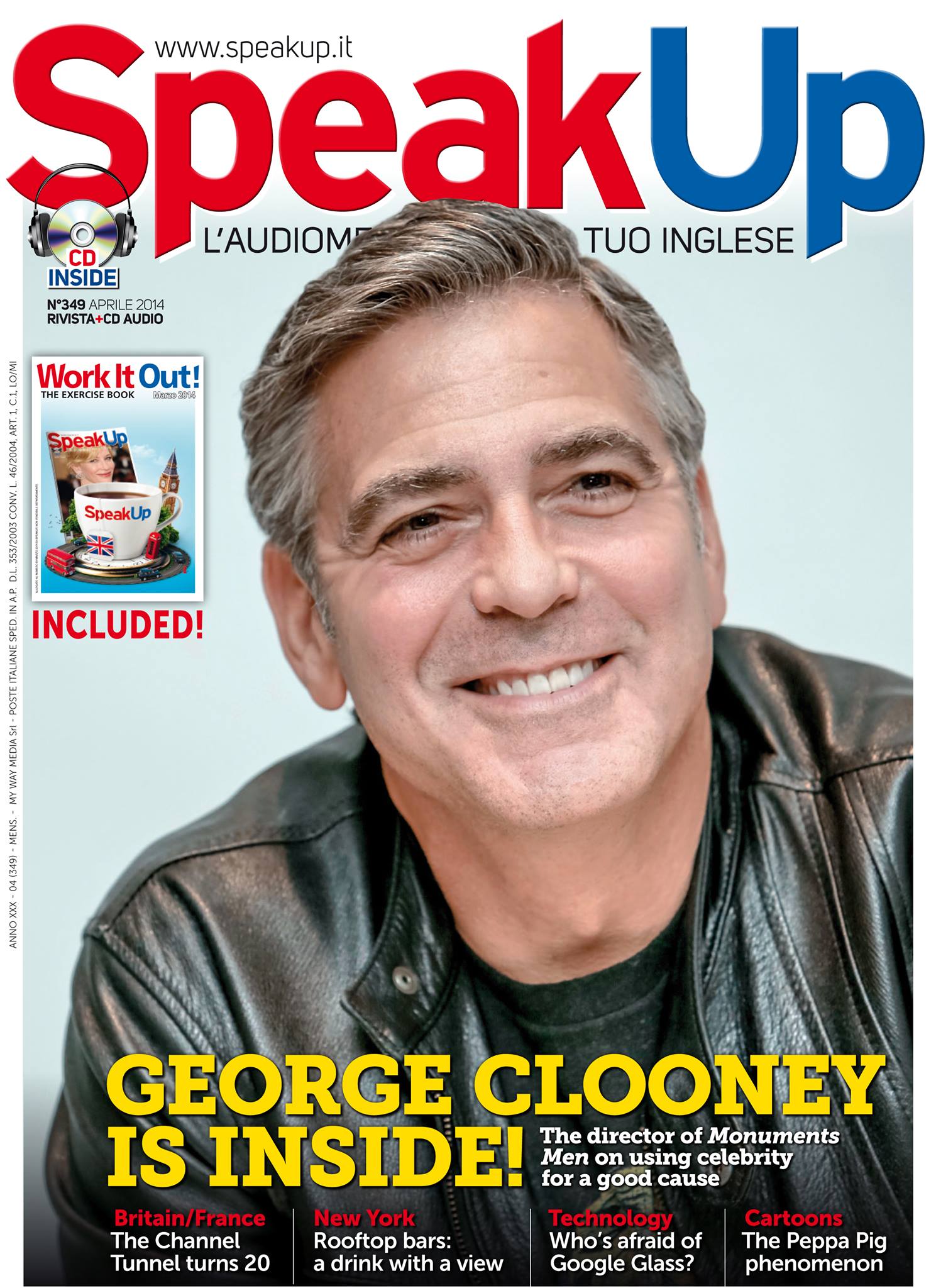 SPEAK UP magazine side cover  April 2014