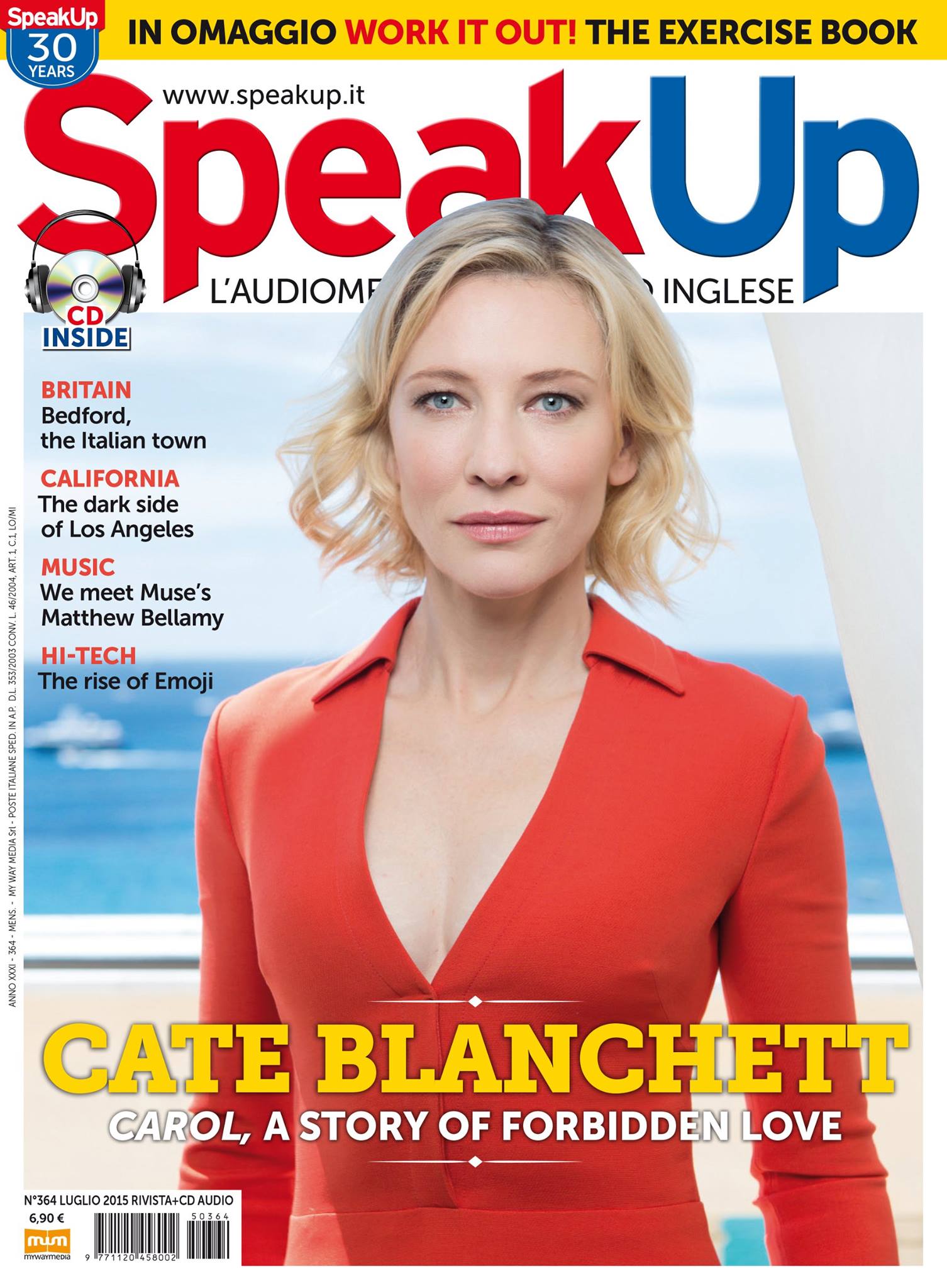 SPEAK UP magazine side cover  July 2015