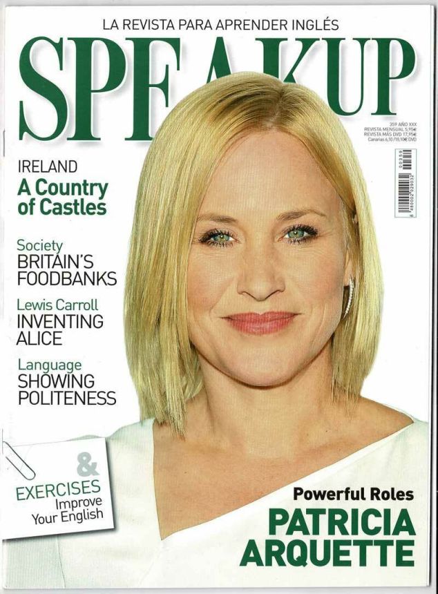 SPEAK UP magazine side cover Issue 359   2016