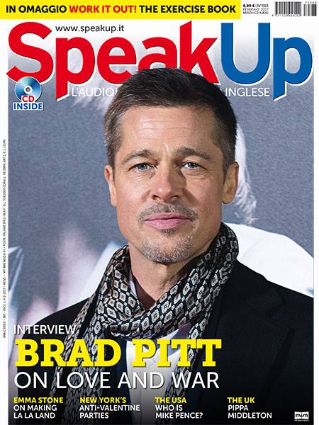 SPEAK UP magazine side cover  February 2017