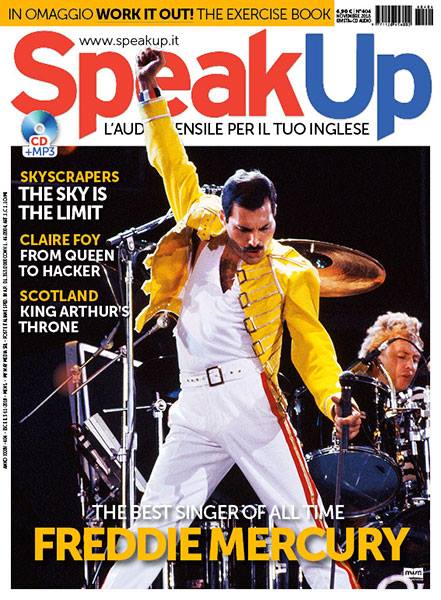 SPEAK UP magazine side cover  November 2018