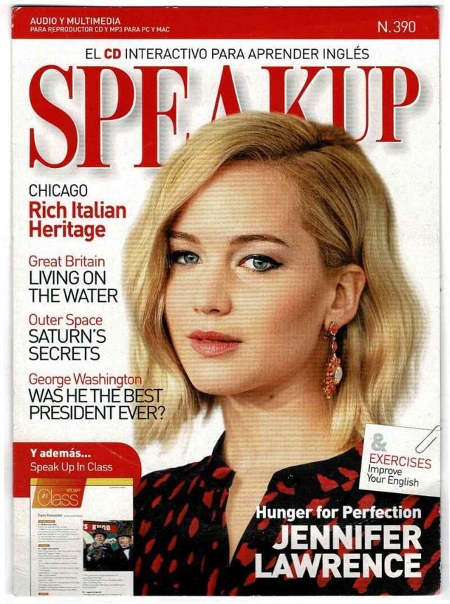 SPEAK UP magazine side cover Issue 390   2018