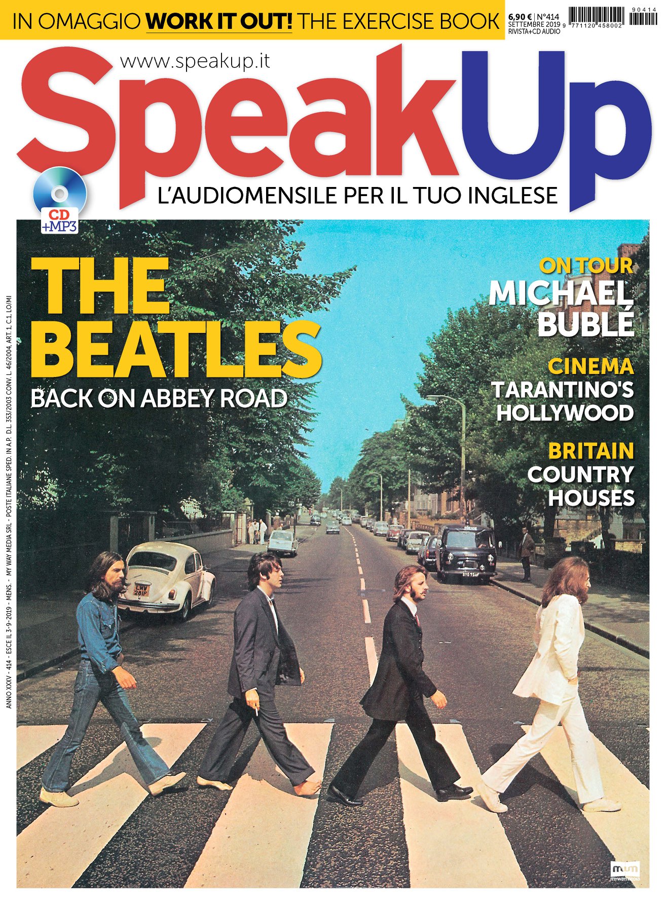 SPEAK UP magazine side cover  September 2019