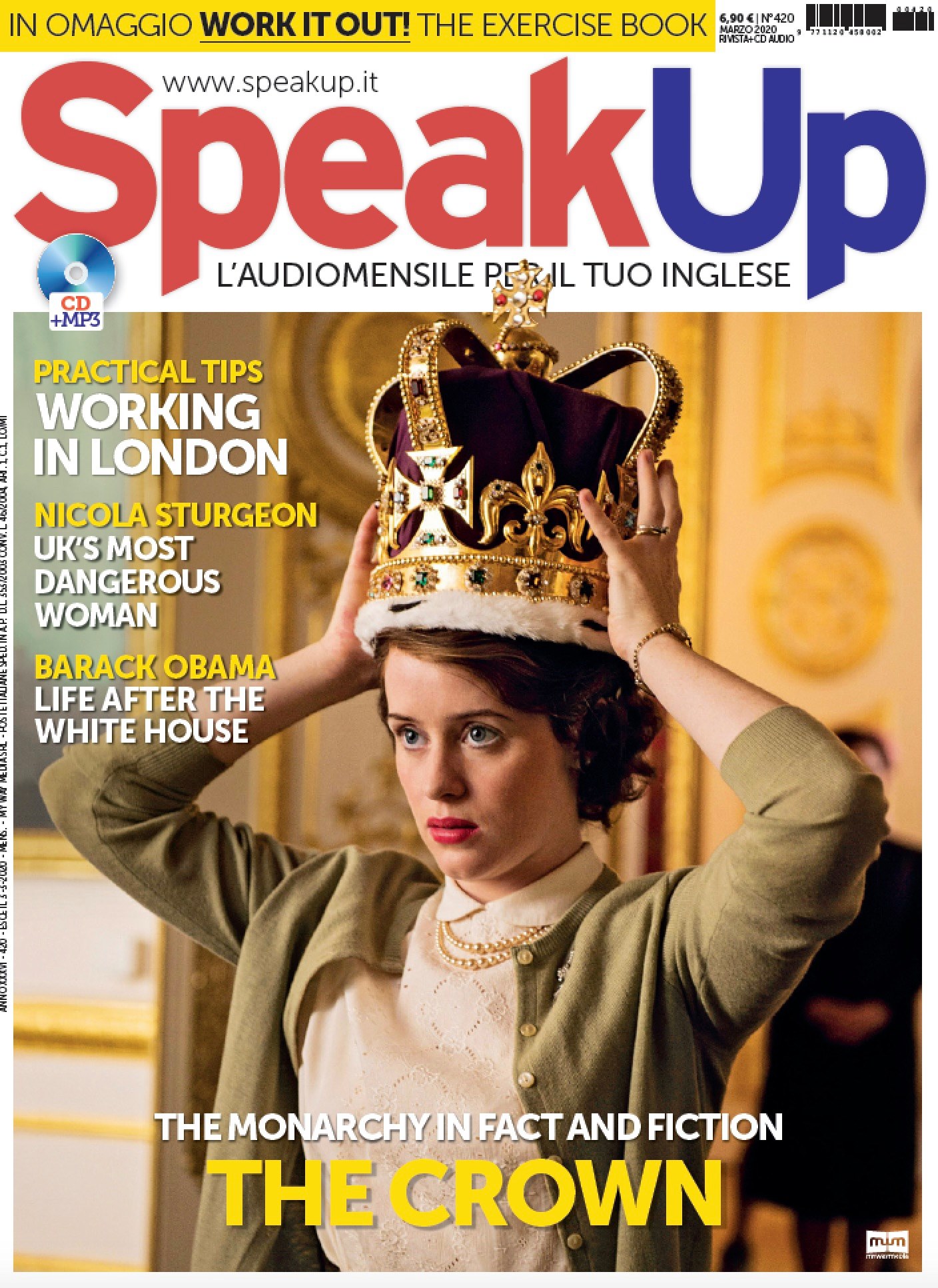 SPEAK UP magazine side cover  March 2020