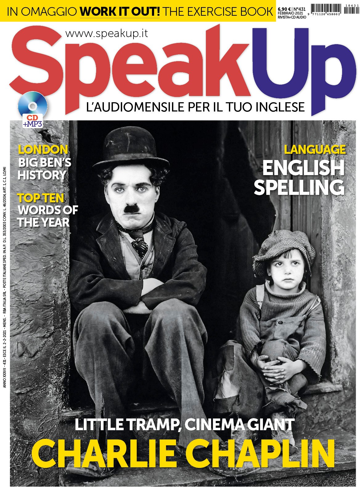 SPEAK UP magazine side cover  February 2021