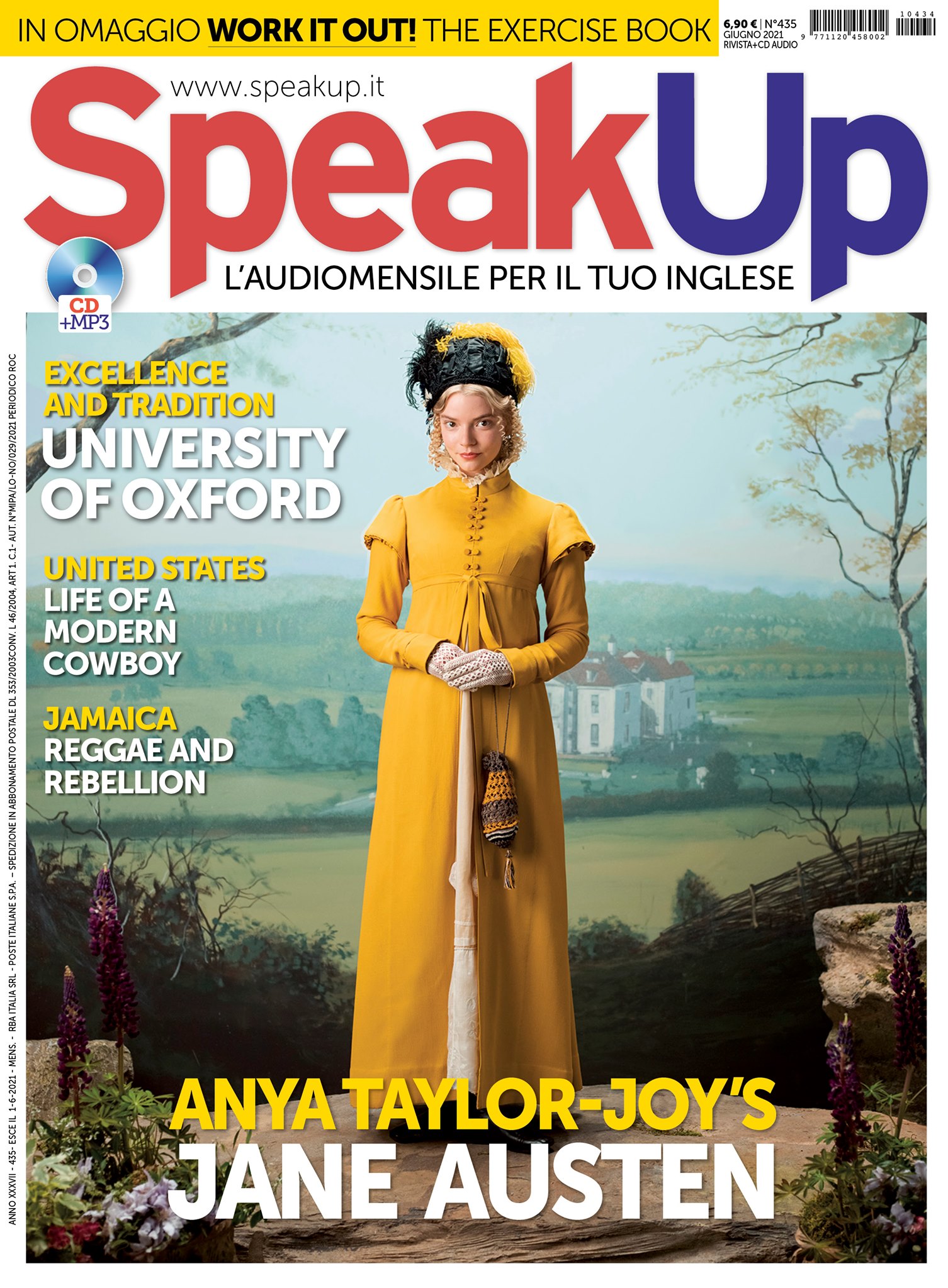 SPEAK UP magazine side cover  June 2021