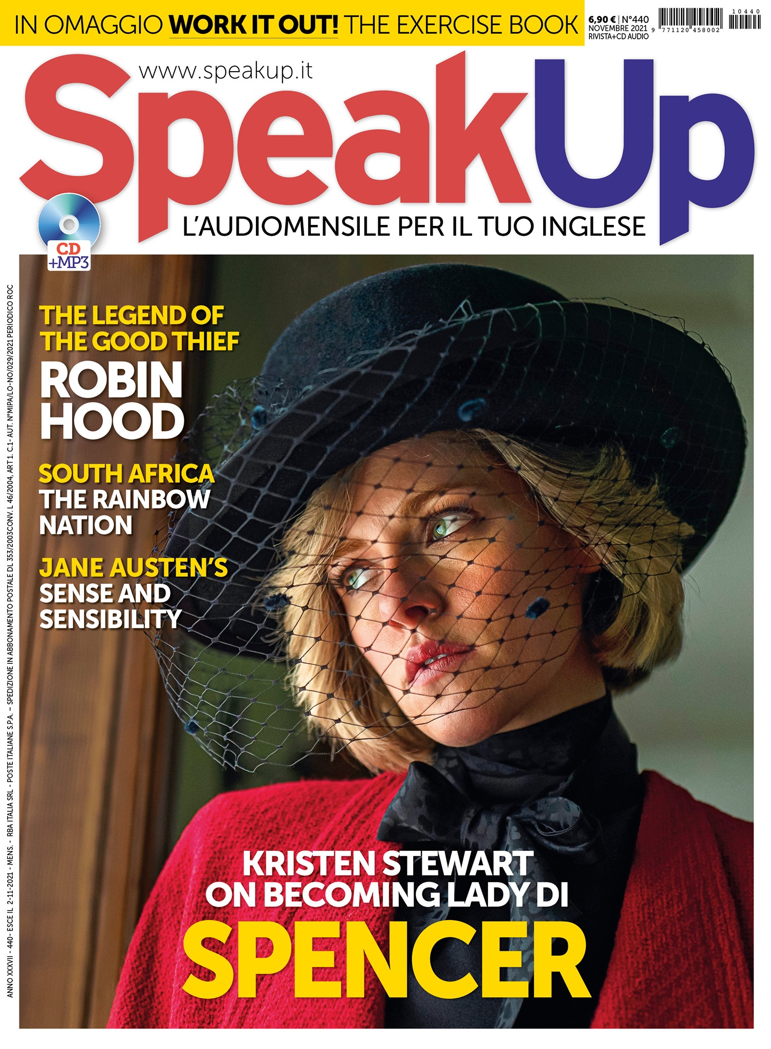 SPEAK UP magazine side cover  November 2021