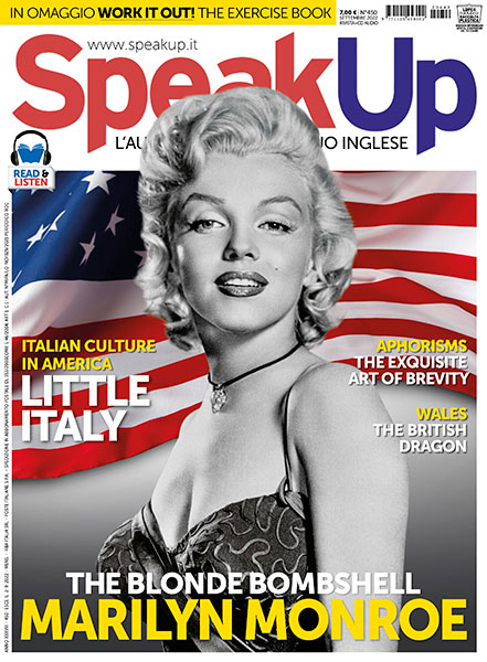 SPEAK UP magazine side cover  September 2022
