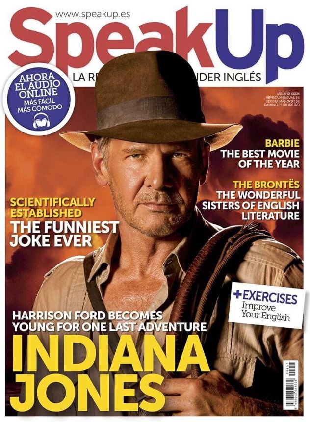 SPEAK UP magazine side cover  July 2023