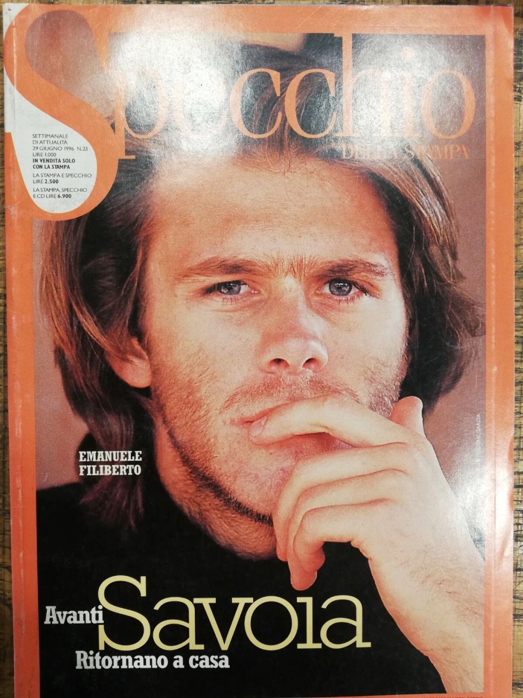 SPECCHIO DELLA STAMPA magazine side cover Issue 23 29 June 1996