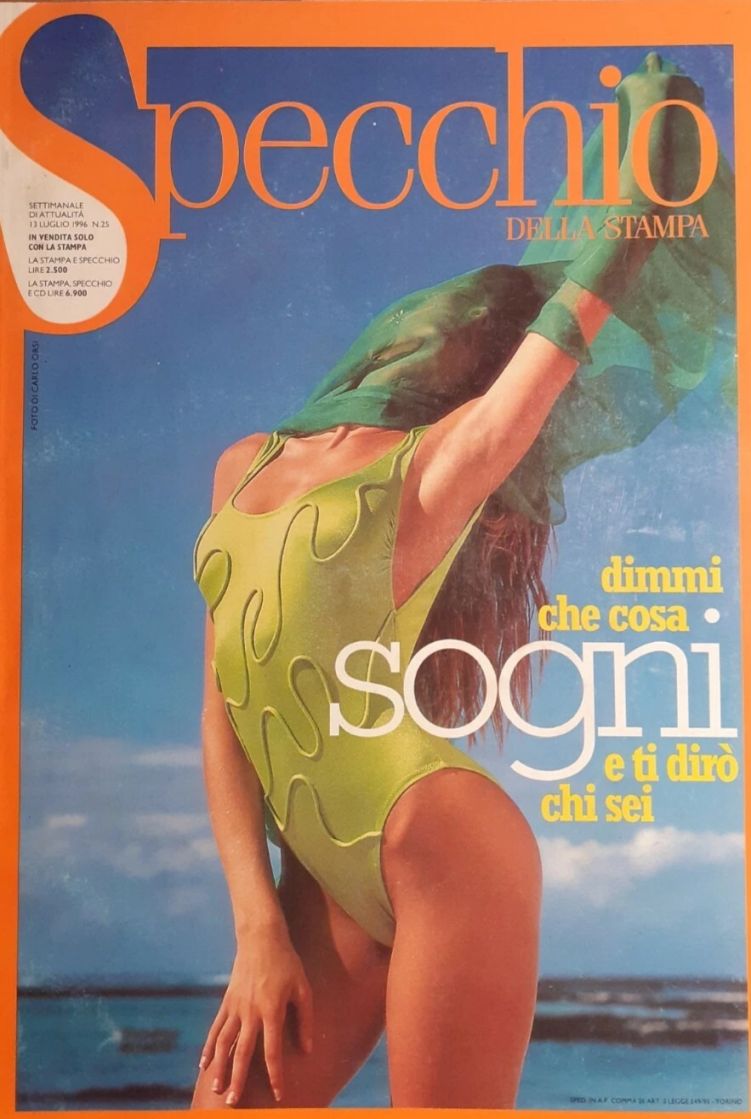 SPECCHIO DELLA STAMPA magazine side cover Issue 25 13 July 1996
