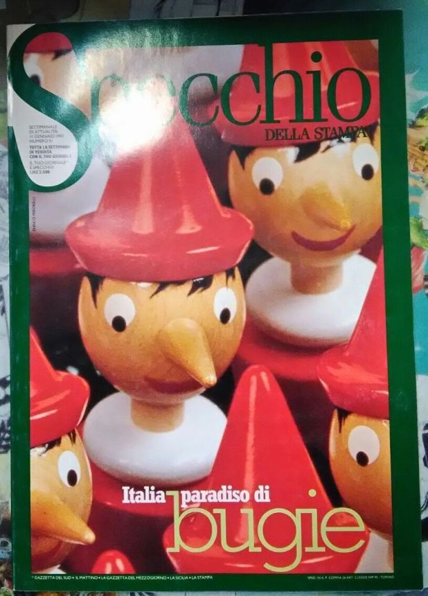 SPECCHIO DELLA STAMPA magazine side cover Issue 51 11 January 1997