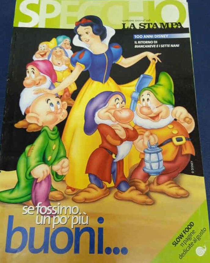 SPECCHIO DELLA STAMPA magazine side cover Issue 296 13 October 2001
