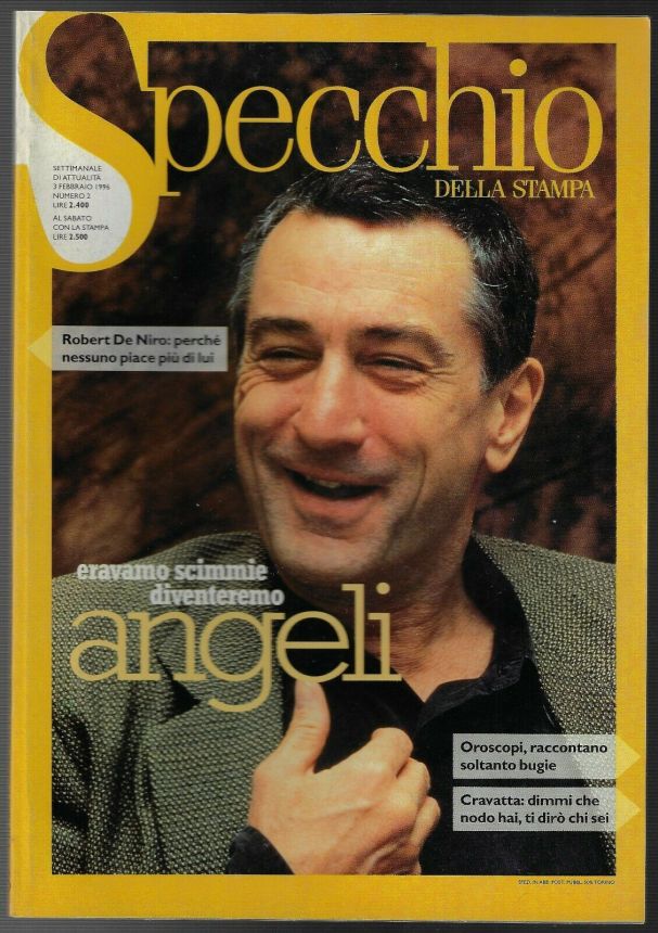 SPECCHIO DELLA STAMPA magazine side cover Issue 2 3 February 1996