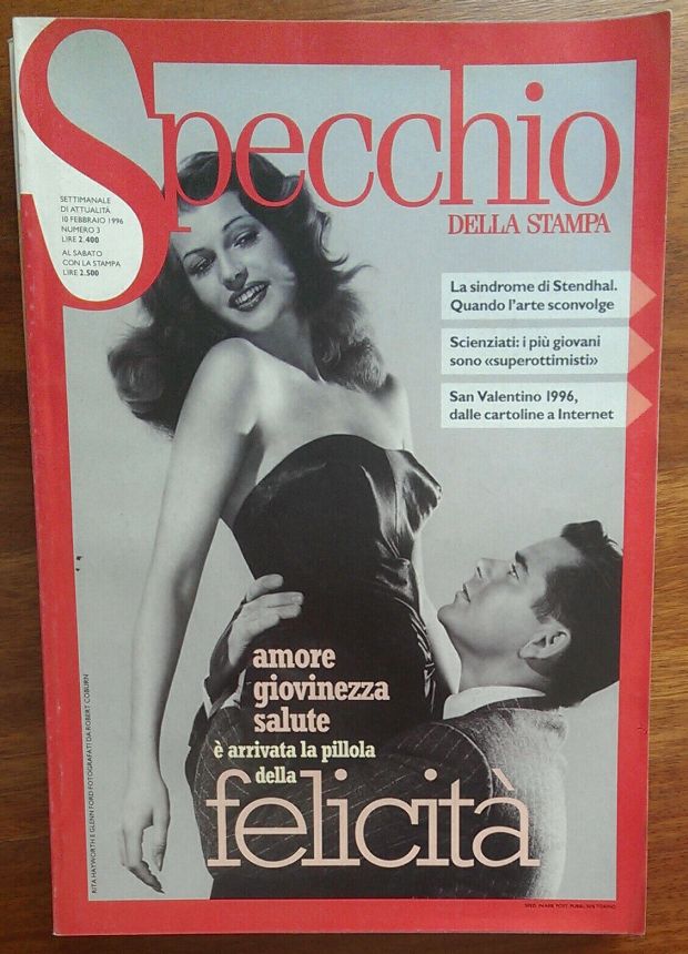 SPECCHIO DELLA STAMPA magazine side cover Issue 3 10 February 1996