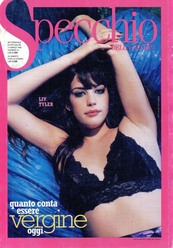 SPECCHIO DELLA STAMPA magazine side cover Issue 12 13 April 1996