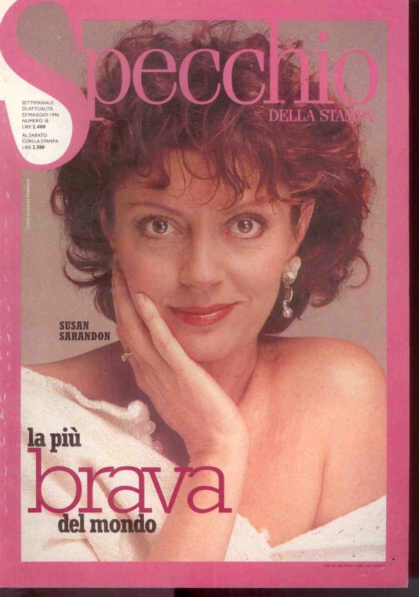 SPECCHIO DELLA STAMPA magazine side cover Issue 18 25 May 1996