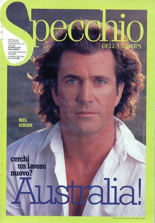 SPECCHIO DELLA STAMPA magazine side cover Issue 21 15 June 1996