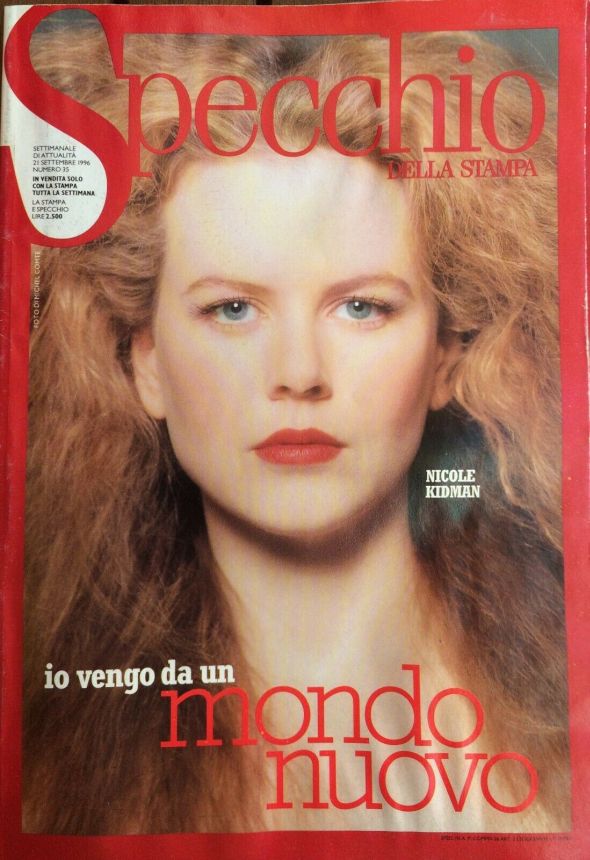 SPECCHIO DELLA STAMPA magazine side cover Issue 35 21 September 1996