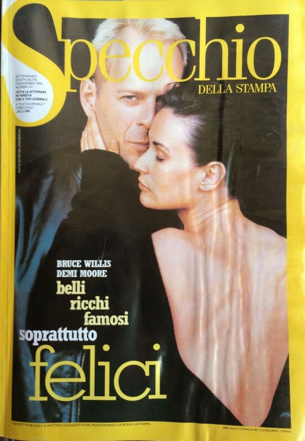 SPECCHIO DELLA STAMPA magazine side cover Issue 41 2 November 1996