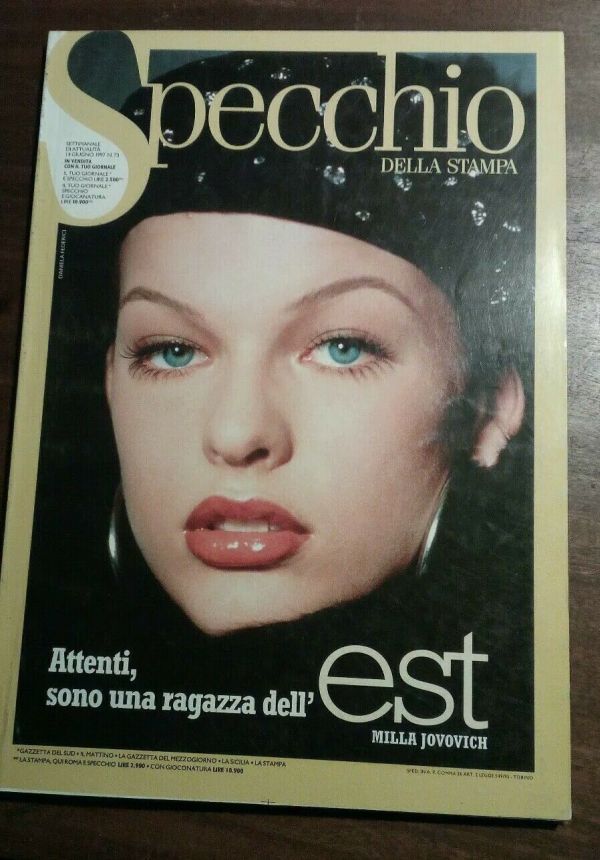 SPECCHIO DELLA STAMPA magazine side cover Issue 73 14 June 1997