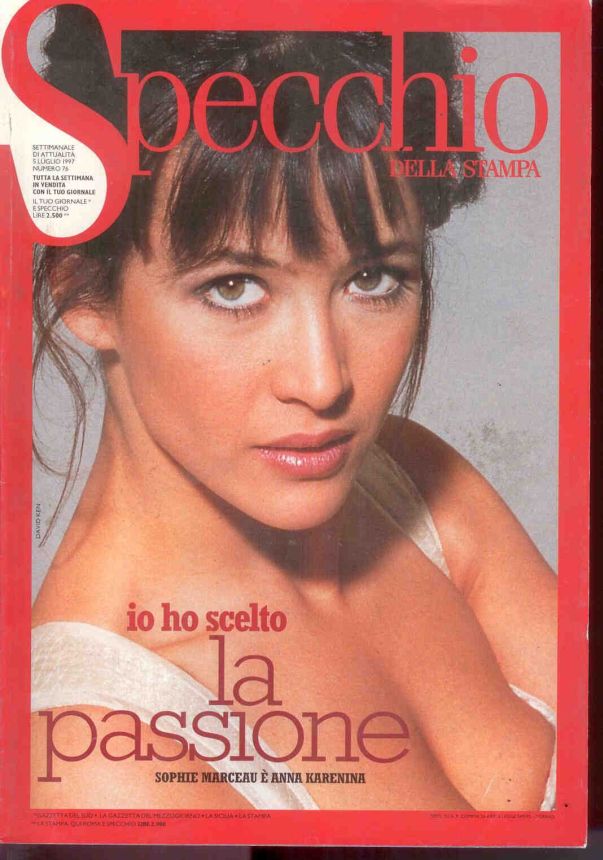 SPECCHIO DELLA STAMPA magazine side cover Issue 76 5 July 1997