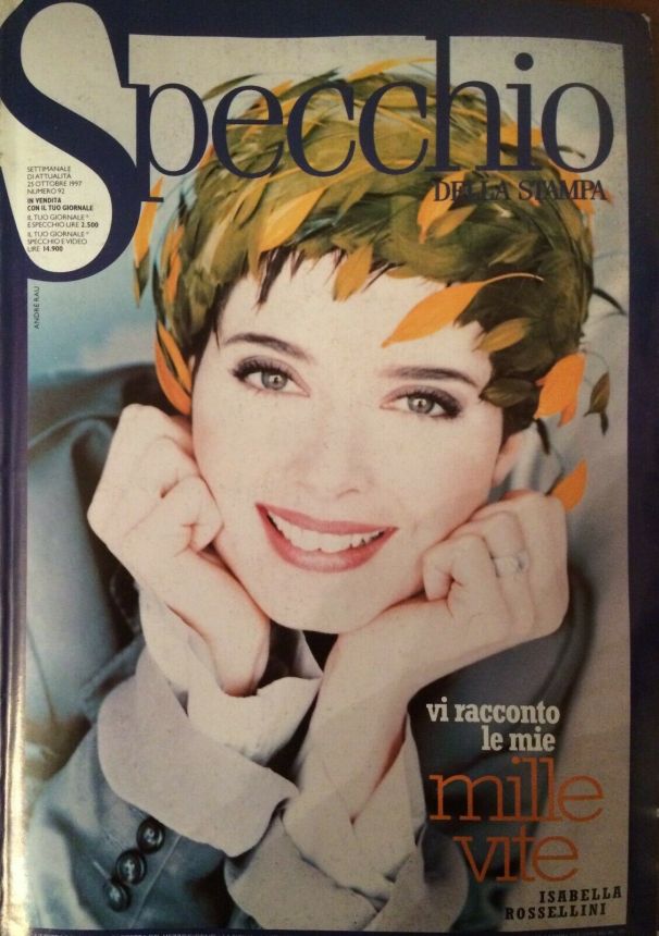 SPECCHIO DELLA STAMPA magazine side cover Issue 92 25 October 1997