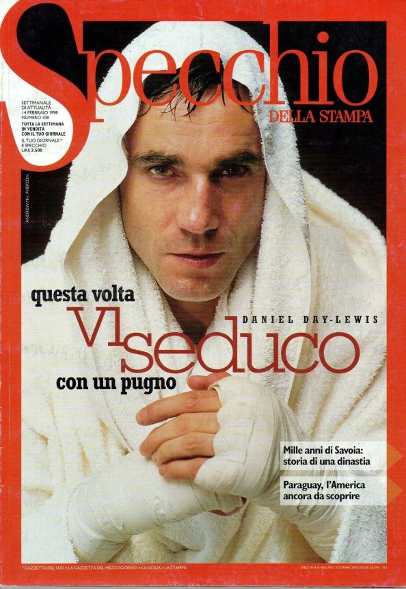 SPECCHIO DELLA STAMPA magazine side cover Issue 108 14 February 1998