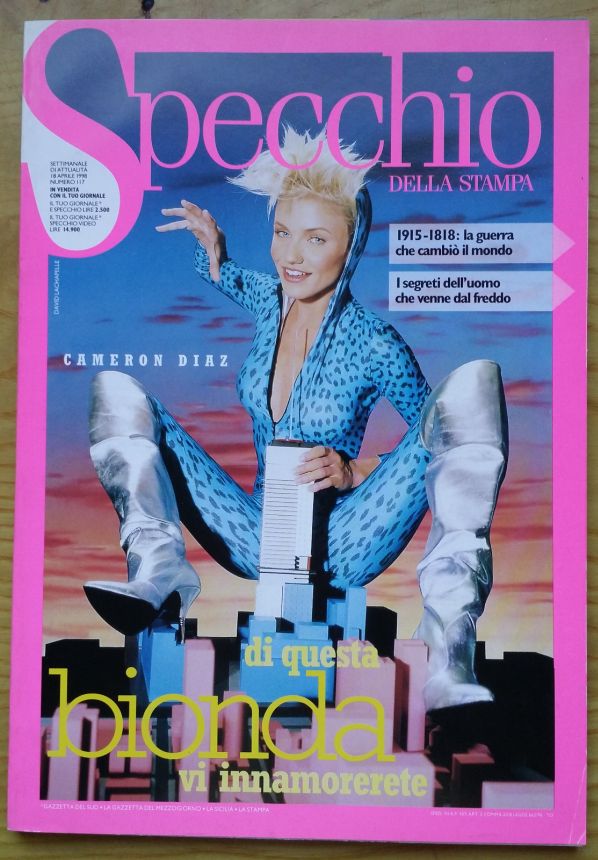 SPECCHIO DELLA STAMPA magazine side cover Issue 117 18 April 1998