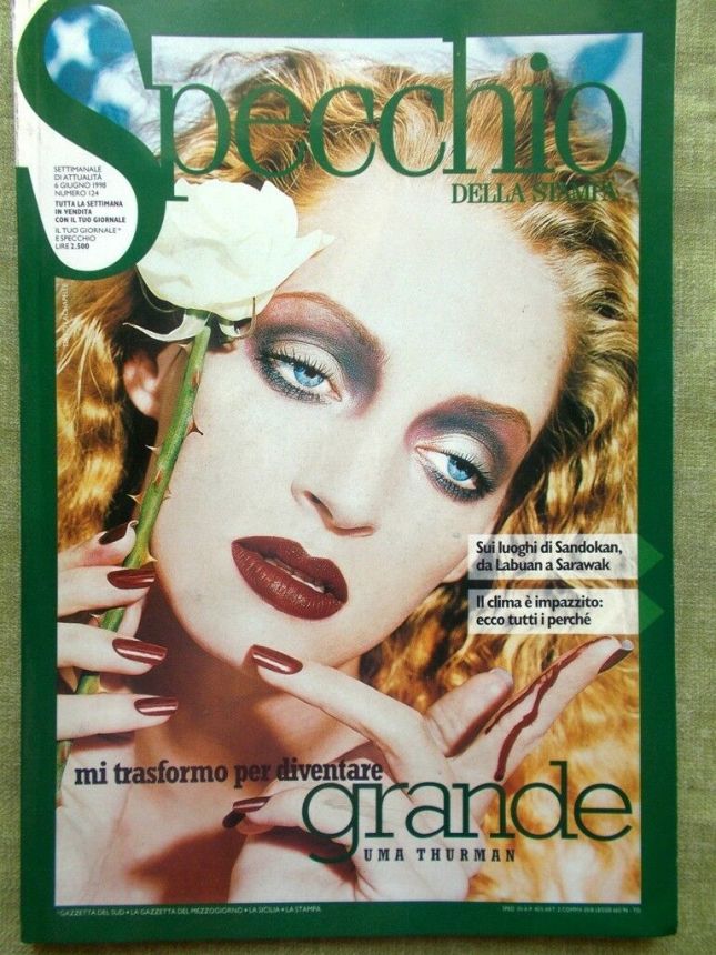 SPECCHIO DELLA STAMPA magazine side cover Issue 124 6 June 1998