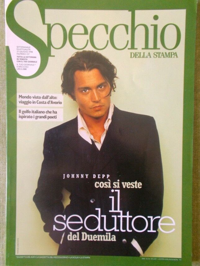 SPECCHIO DELLA STAMPA magazine side cover Issue 127 27 June 1998