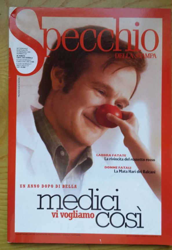 SPECCHIO DELLA STAMPA magazine side cover Issue 157 23 January 1999