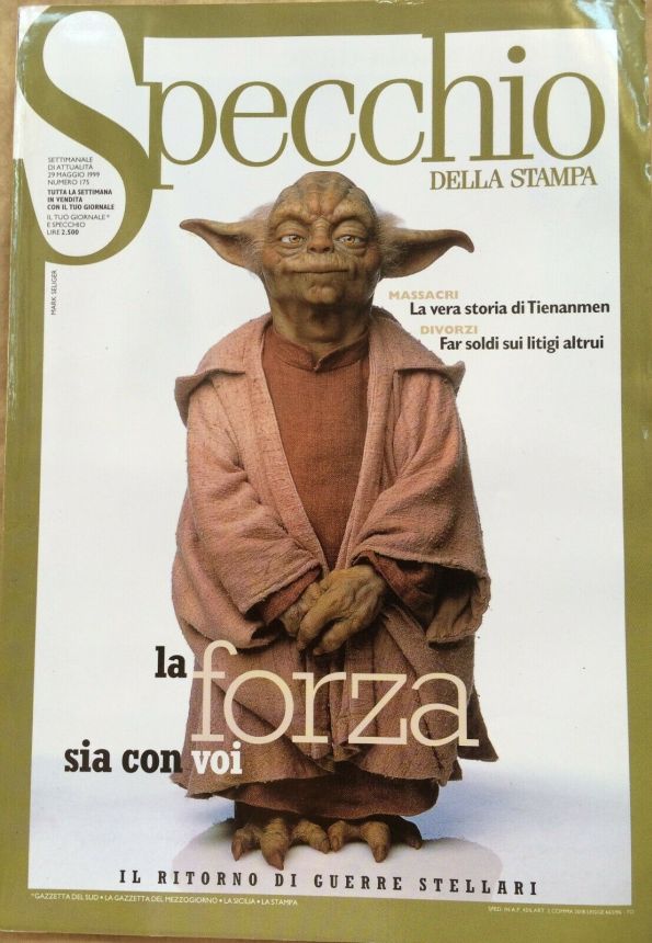 SPECCHIO DELLA STAMPA magazine side cover Issue 175 29 May 1999