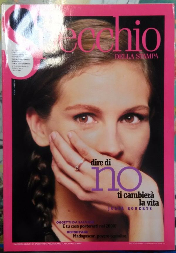 SPECCHIO DELLA STAMPA magazine side cover Issue 191 18 September 1999