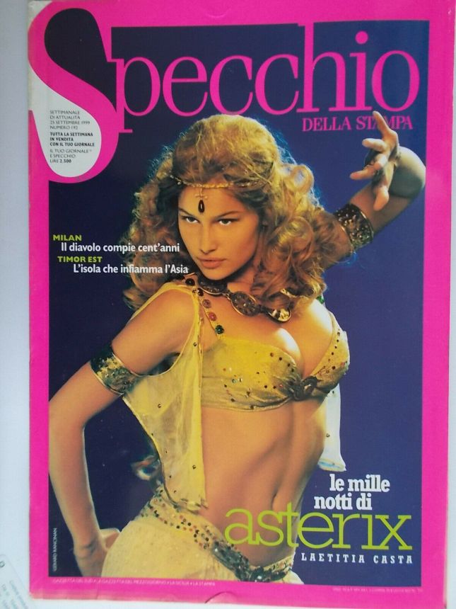 SPECCHIO DELLA STAMPA magazine side cover Issue 192 25 September 1999