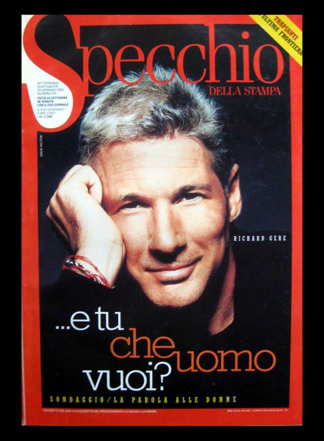 SPECCHIO DELLA STAMPA magazine side cover Issue 210 29 January 2000