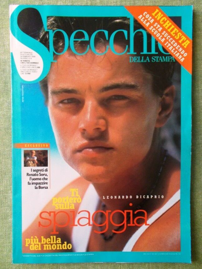 SPECCHIO DELLA STAMPA magazine side cover Issue 214 26 February 2000