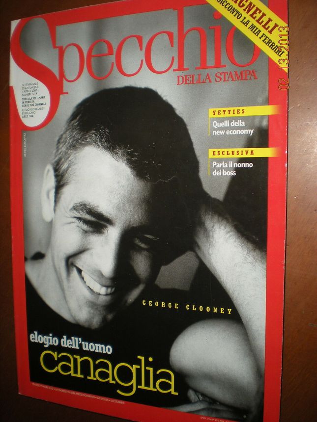 SPECCHIO DELLA STAMPA magazine side cover Issue 219 1 April 2000