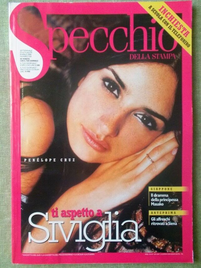 SPECCHIO DELLA STAMPA magazine side cover Issue 220 8 April 2000