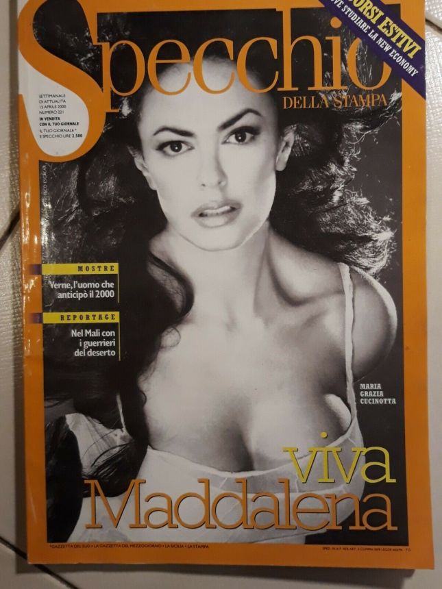 SPECCHIO DELLA STAMPA magazine side cover Issue 221 15 April 2000